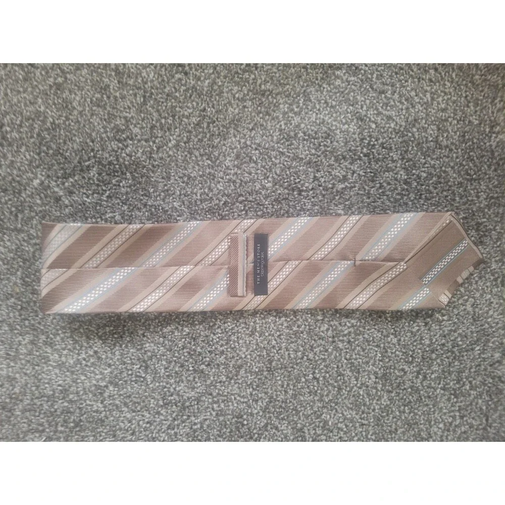 Tan Patterned Silk Tie The Men's Store At Bloomingdale's